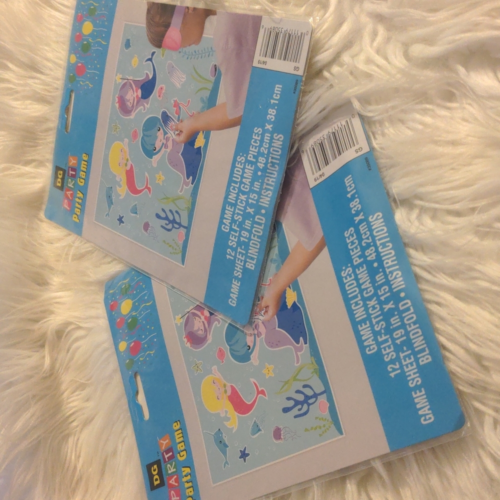 DG party games 2x 12piece mermaid
